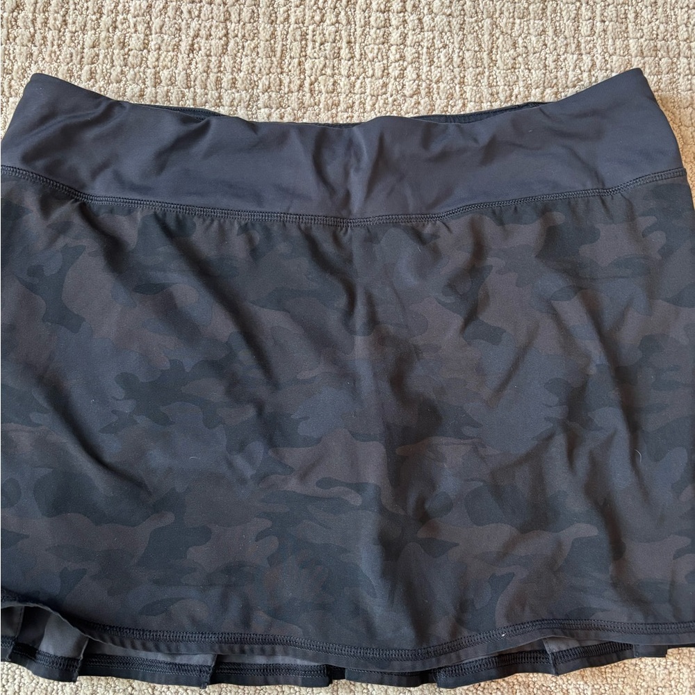 Black Camouflage Lululemon Skort